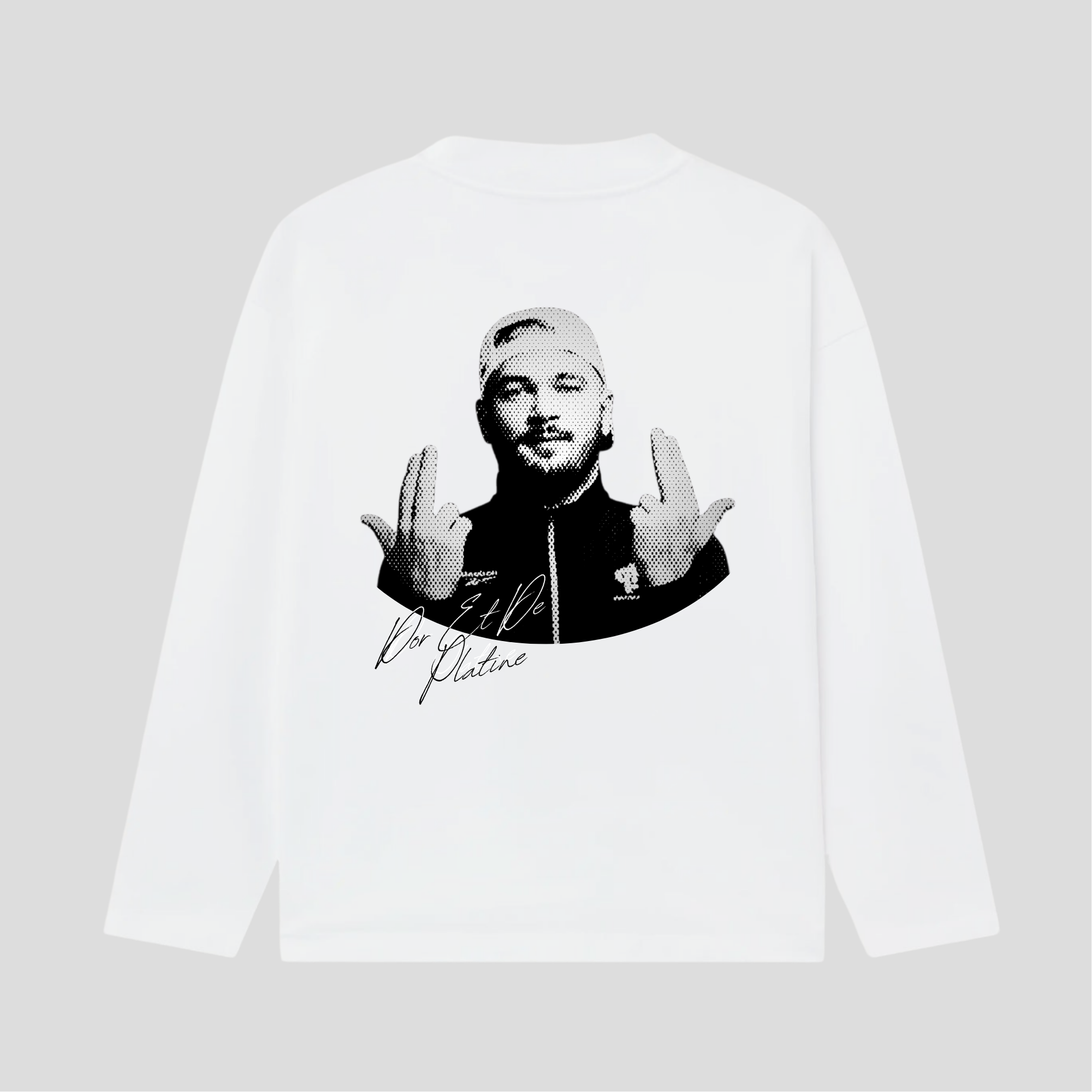 T-shirt manches longues mix 100% Cotton